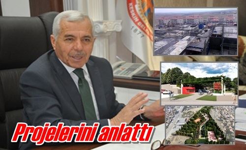 Projelerini anlattı