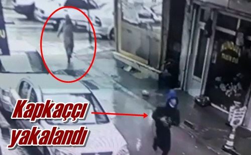 Kapkaççı yakalandı