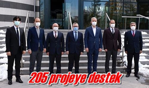 205 projeye destek