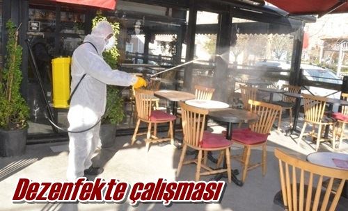 Dezenfekte çalışması