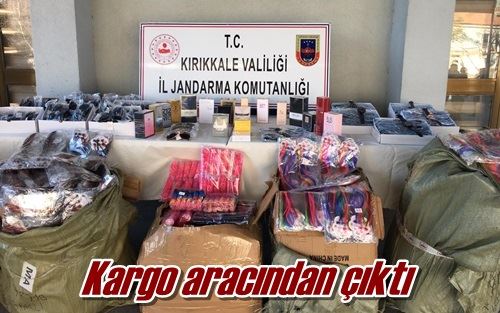 Kargo aracından çıktı