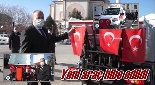 Yeni araç hibe edildi