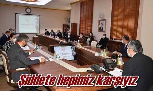 Şiddete hepimiz karşıyız