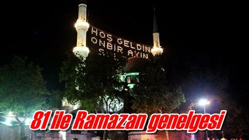 81 ile Ramazan genelgesi