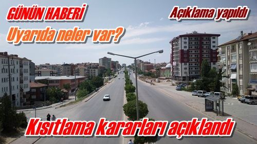 Uyarıda neler var?