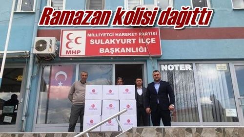Ramazan kolisi dağıttı