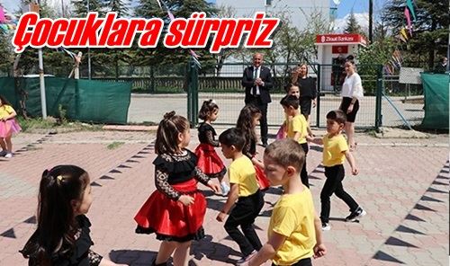 Çocuklara sürpriz