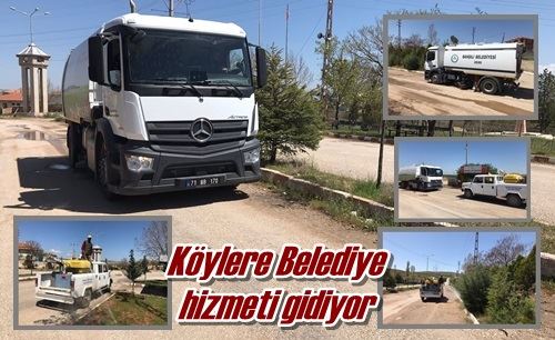 Köylere Belediye hizmeti gidiyor
