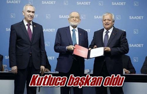 Kutluca başkan oldu