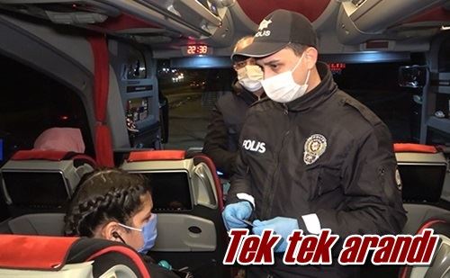 Tek tek arandı