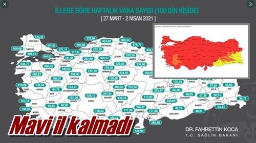 Mavi il kalmadı