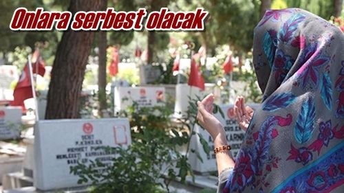 Onlara serbest olacak