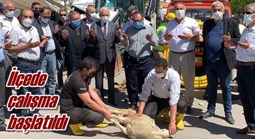 İlçede çalışma başlatıldı