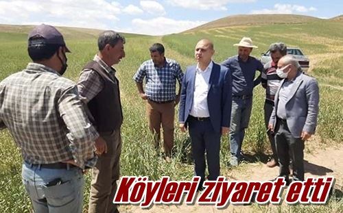 Köyleri ziyaret etti
