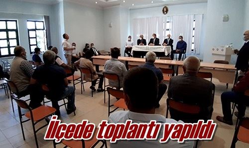 İlçede toplantı yapıldı