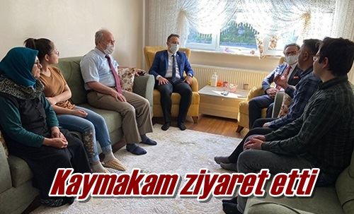 Kaymakam ziyaret etti