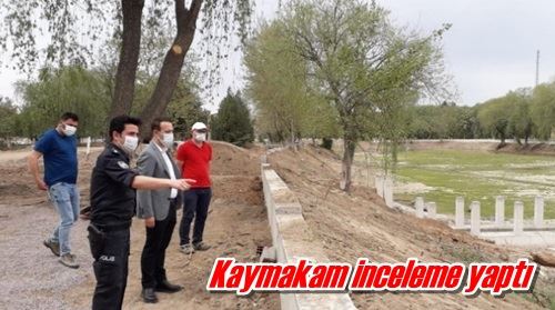 Kaymakam inceleme yaptı