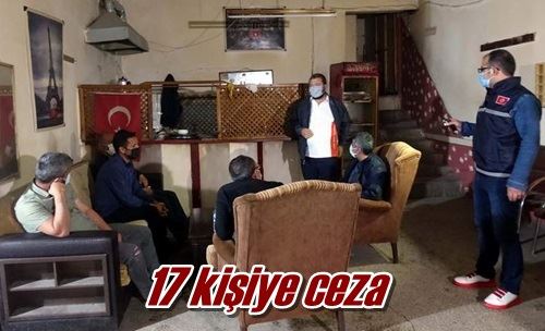 17 kişiye ceza