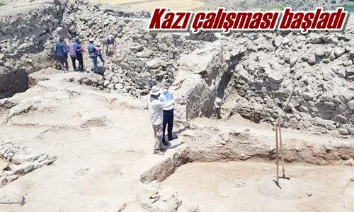 Kazı çalışması başladı