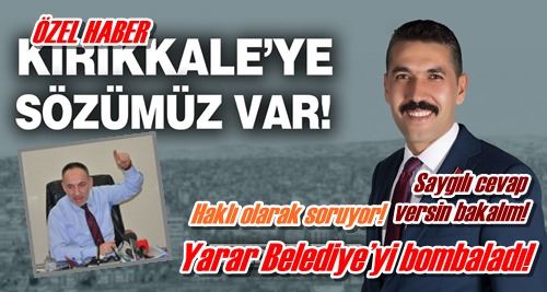 Yarar Belediye’yi bombaladı! 