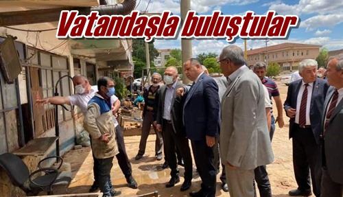 Vatandaşla buluştular