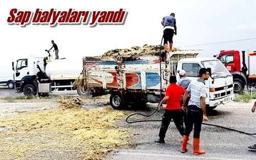 Sap balyaları yandı