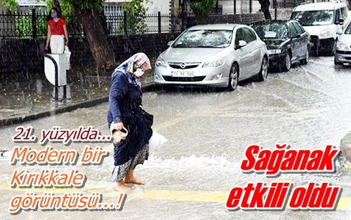 Sağanak etkili oldu