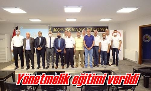 Yönetmelik eğitimi verildi