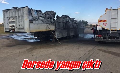 Dorsede yangın çıktı