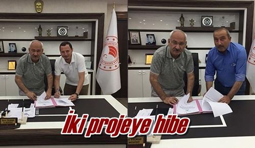 İki projeye hibe