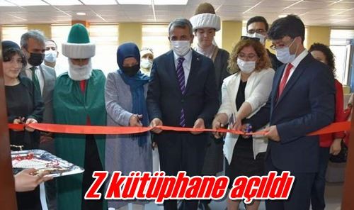 Z kütüphane açıldı