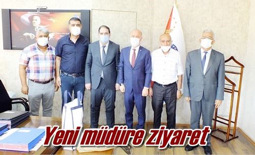 Yeni müdüre ziyaret