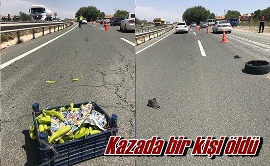 Kazada bir kişi öldü