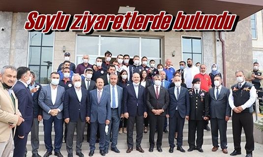 Soylu ziyaretlerde bulundu