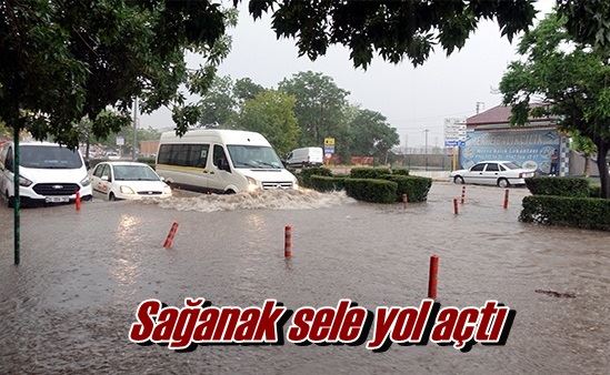Sağanak sele yol açtı
