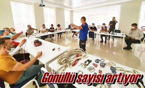 Gönüllü sayısı artıyor