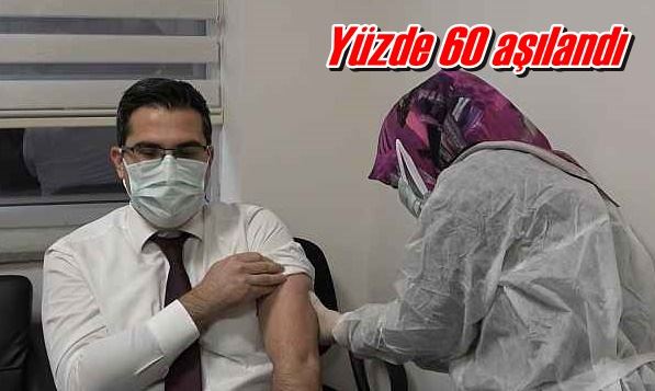Yüzde 60 aşılandı