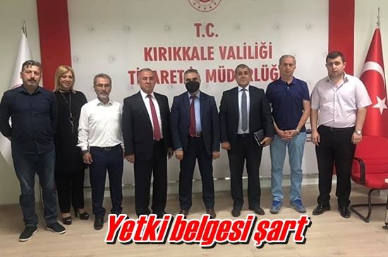 Yetki belgesi şart