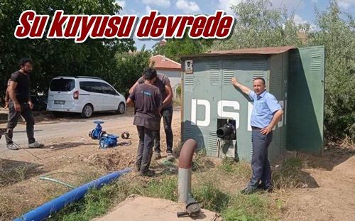Su kuyusu devrede