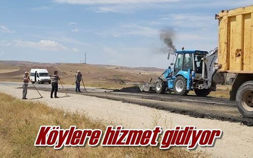 Köylere hizmet gidiyor