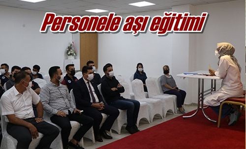 Personele aşı eğitimi