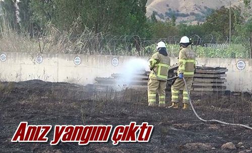 Anız yangını çıktı