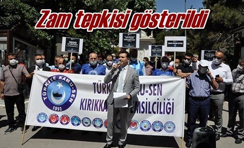 Zam tepkisi gösterildi