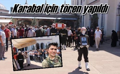 Karabal için tören yapıldı