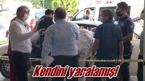 Kendini yaralamış!