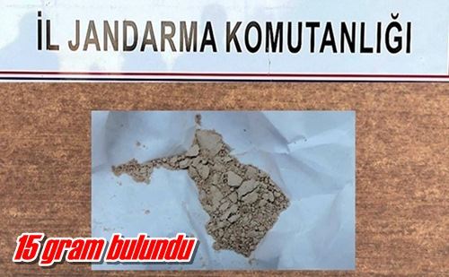15 gram bulundu