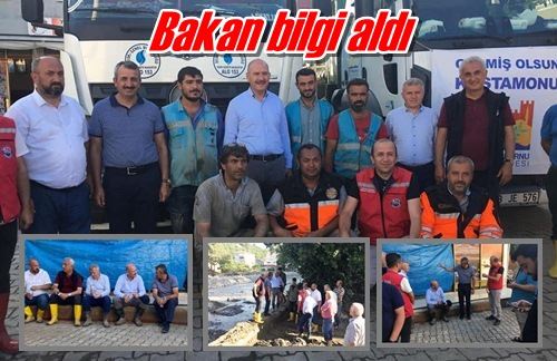 Bakan bilgi aldı