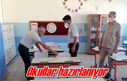Okullar hazırlanıyor