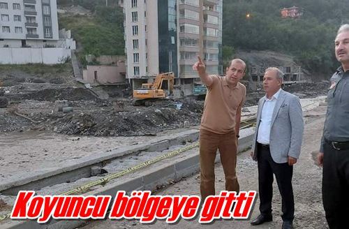 Koyuncu bölgeye gitti