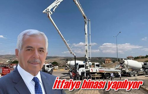 İtfaiye binası yapılıyor